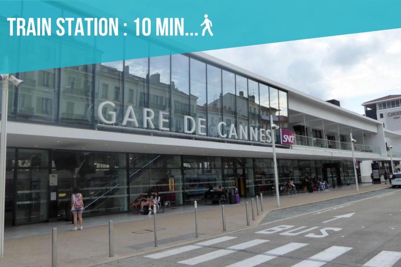 Cosy Apartment + Secured Parking Cannes Extérieur photo